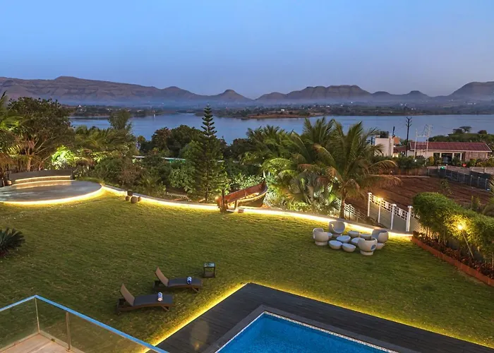 Saffronstays Jannat, Igatpuri 100 Percent Pet-Friendly Villa With Amazing Lake View Nashik